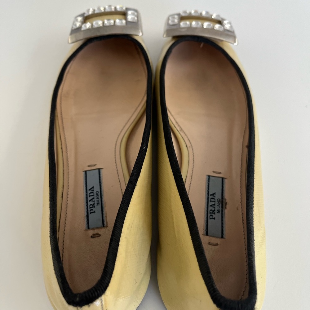 Auth PRADA Patent Leather Flats - Picture 5 of 9